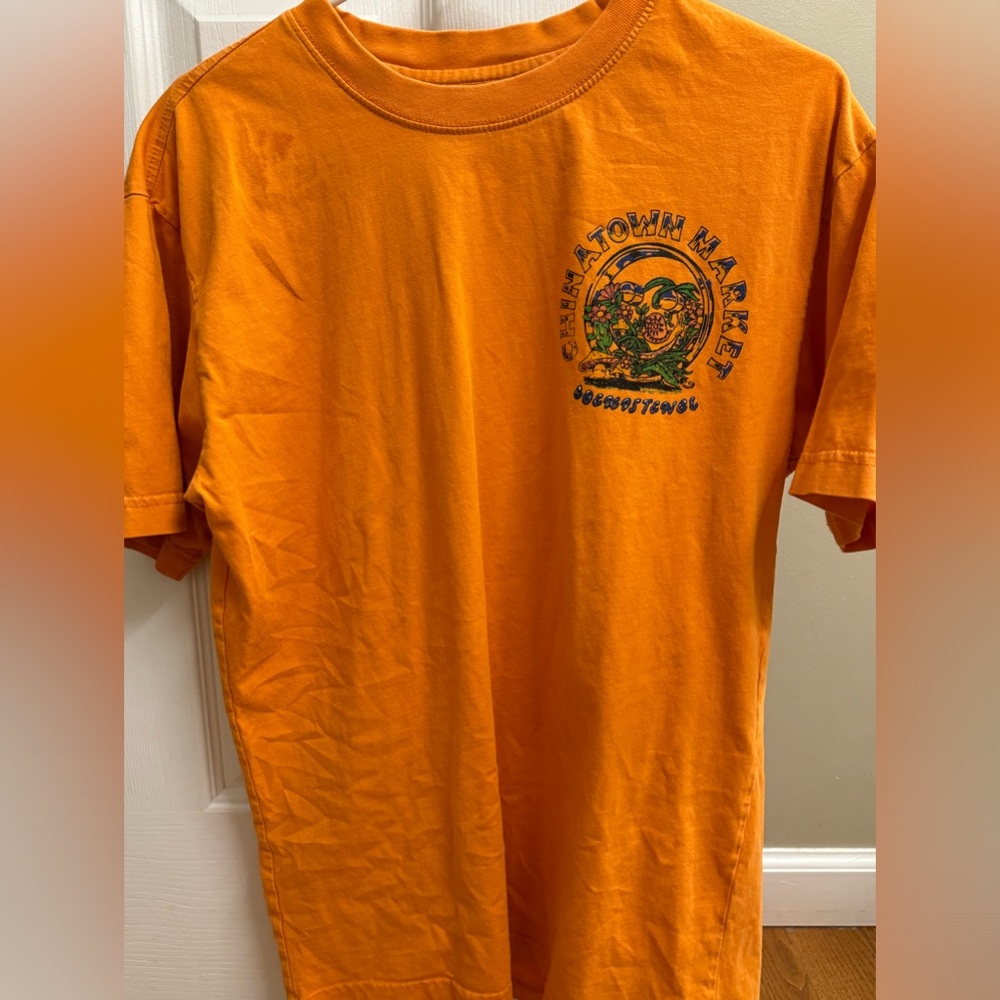 Urban Outfitters Orange Unisex Chinatown tee